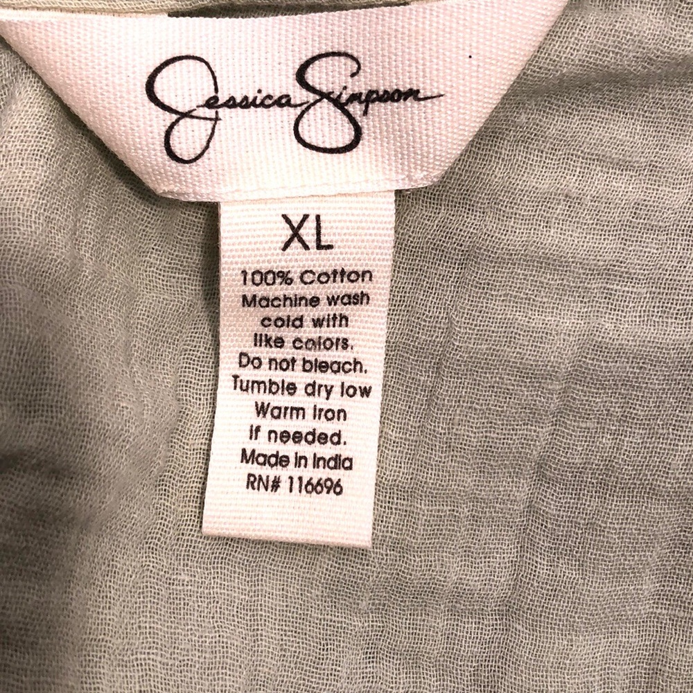 Sexy Jessica Simpson Pale Green Open-Back w/ Bow Dress XL - Picture 5 of 5